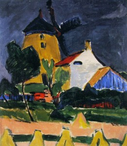 Ernst Ludwig Kirchner: Il mulino a Moritzburg, anno 1910